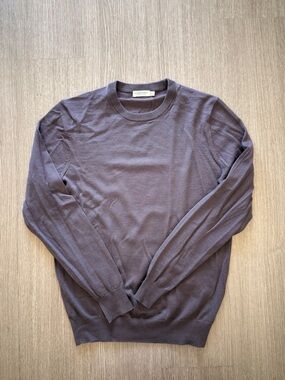 Suitsupply Slate Blue Crewneck Sweater